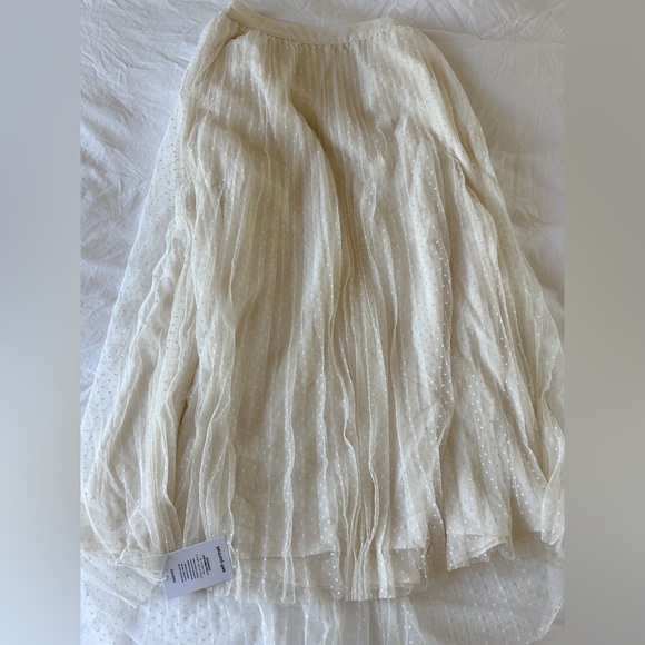 Self-Portrait Cream Off-shoulder Midi Dress NWT - Picture 5 of 5